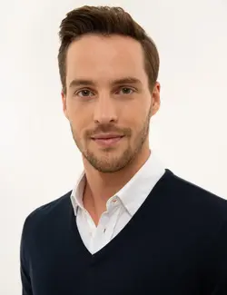 پلیور مردانه آبی پیرکاردین