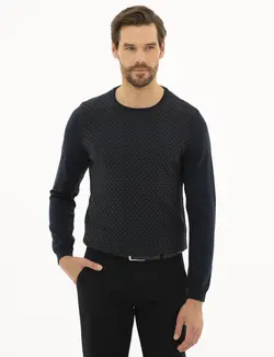 پلیور مردانه آبی پیرکاردین