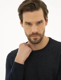 پلیور مردانه آبی پیرکاردین