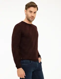 پلیور مردانه زرشکی پیرکاردین