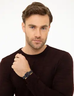 پلیور مردانه زرشکی پیرکاردین