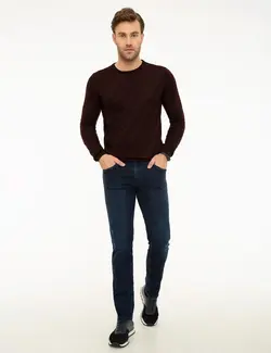 پلیور مردانه زرشکی پیرکاردین