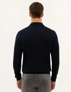 پلیور مردانه آبی پیرکاردین