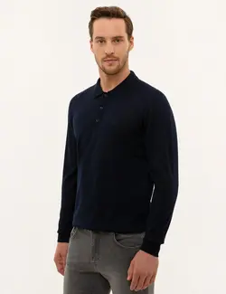 پلیور مردانه آبی پیرکاردین