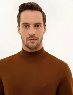 پلیور مردانه زنجبیلی پیرکاردین