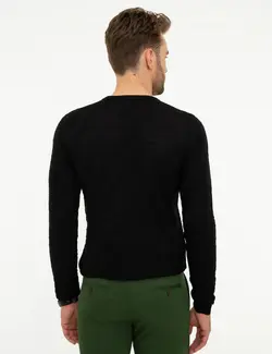 پلیور مردانه سیاه پیرکاردین