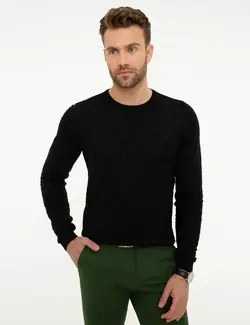 پلیور مردانه سیاه پیرکاردین