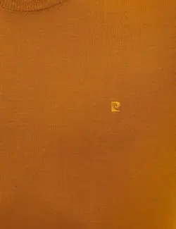 پلیور مردانه زعفرانی پیرکاردین