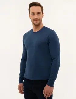 پلیور مردانه نیلی پیرکاردین