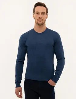 پلیور مردانه نیلی پیرکاردین