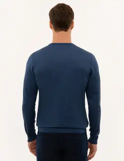 پلیور مردانه نیلی پیرکاردین