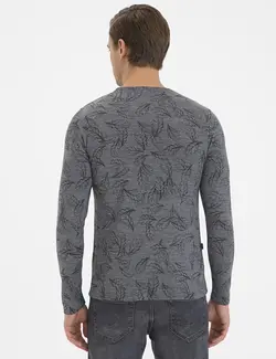 پلیور مردانه خاکستری ملانژ پیرکاردین