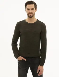 پلیور مردانه خاکی پیرکاردین