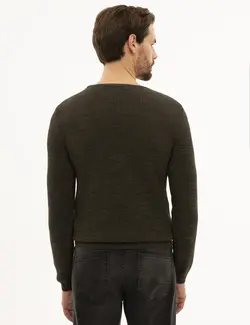 پلیور مردانه خاکی پیرکاردین