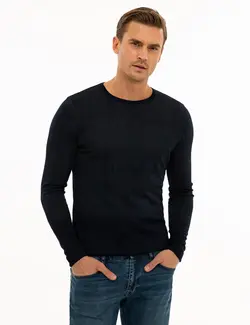 پلیور مردانه آبی پیرکاردین