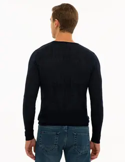 پلیور مردانه آبی پیرکاردین