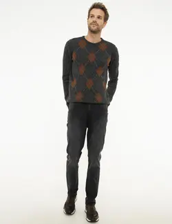 پلیور مردانه دودی پیرکاردین