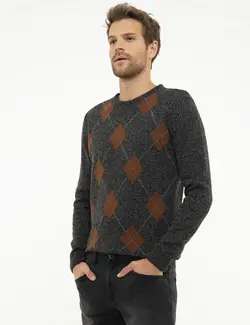 پلیور مردانه دودی پیرکاردین