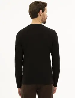 پلیور مردانه سیاه پیرکاردین