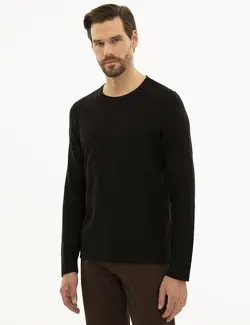 پلیور مردانه سیاه پیرکاردین