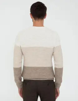 پلیور مردانه بژ پیرکاردین