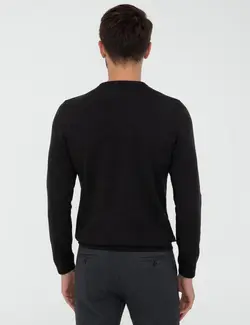 پلیور مردانه آنتراسیت ملانژ پیرکاردین