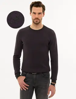 پلیور مردانه بنفش پیرکاردین