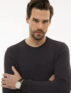 پلیور مردانه بنفش پیرکاردین