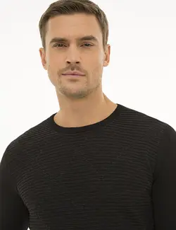 پلیور مردانه سیاه پیرکاردین