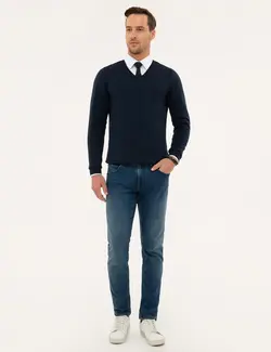 پلیور مردانه آبی پیرکاردین