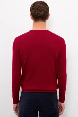 پلیور مردانه زرشکی یو اس پولو