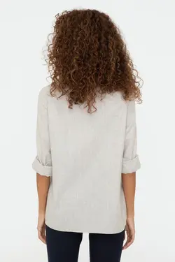 شومیز زنانه بژ روشن یو اس پولو