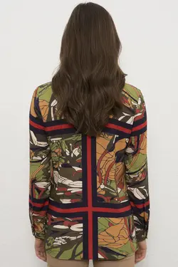 شومیز زنانه گلبهی یو اس پولو