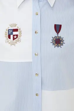 شومیز زنانه آبی یو اس پولو