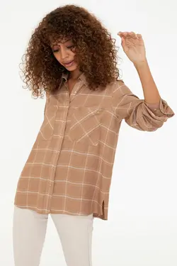 شومیز زنانه نارگیلی یو اس پولو