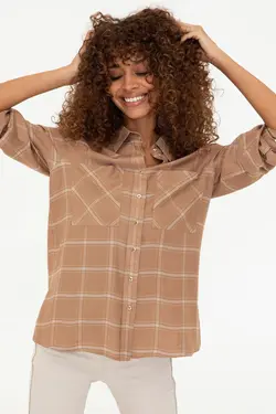 شومیز زنانه نارگیلی یو اس پولو