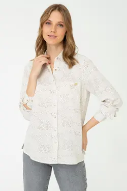 شومیز زنانه بژ یو اس پولو