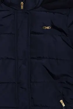 کاپشن پافر دخترانه آبی یو اس پولو