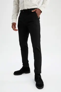 شلوار کتان مردانه سیاه دفاکتو