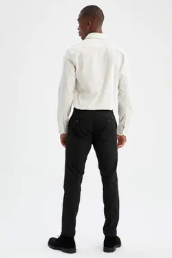 شلوار کتان مردانه سیاه دفاکتو