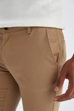 شلوار کتان مردانه سرمه ای دفاکتو