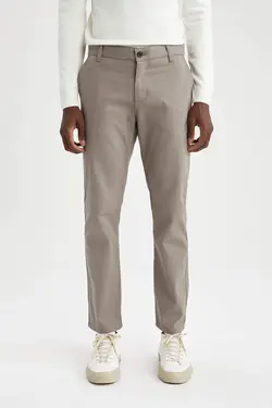 شلوار کتان مردانه خاکستری دفاکتو