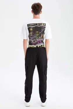 شلوار کتان مردانه سیاه دفاکتو