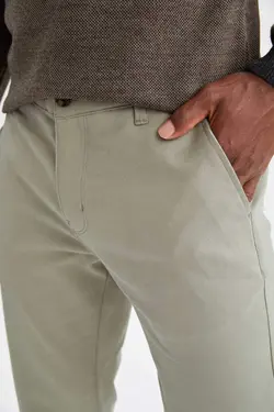 شلوار کتان مردانه سبز دفاکتو