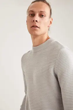 ژاکت مردانه خاکستری دفاکتو