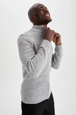 ژاکت مردانه خاکستری دفاکتو