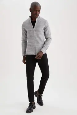 ژاکت مردانه خاکستری دفاکتو