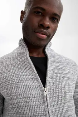 ژاکت مردانه خاکستری دفاکتو