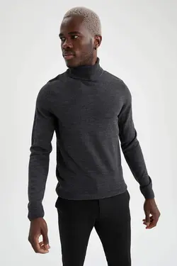 پلیور یقه اسکی مردانه انتراسیت دفاکتو