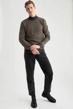 پلیور یقه اسکی مردانه انتراسیت دفاکتو